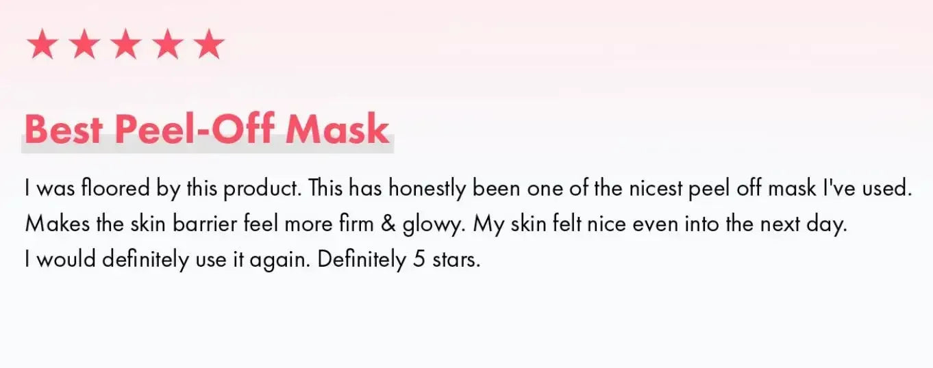 Real Collagen Fit Wrapping Mask – 670,000ppm Collagen Peel-Off Facial Mask for Firming, Hydration, Glow & Glass Skin - Foshkan.com