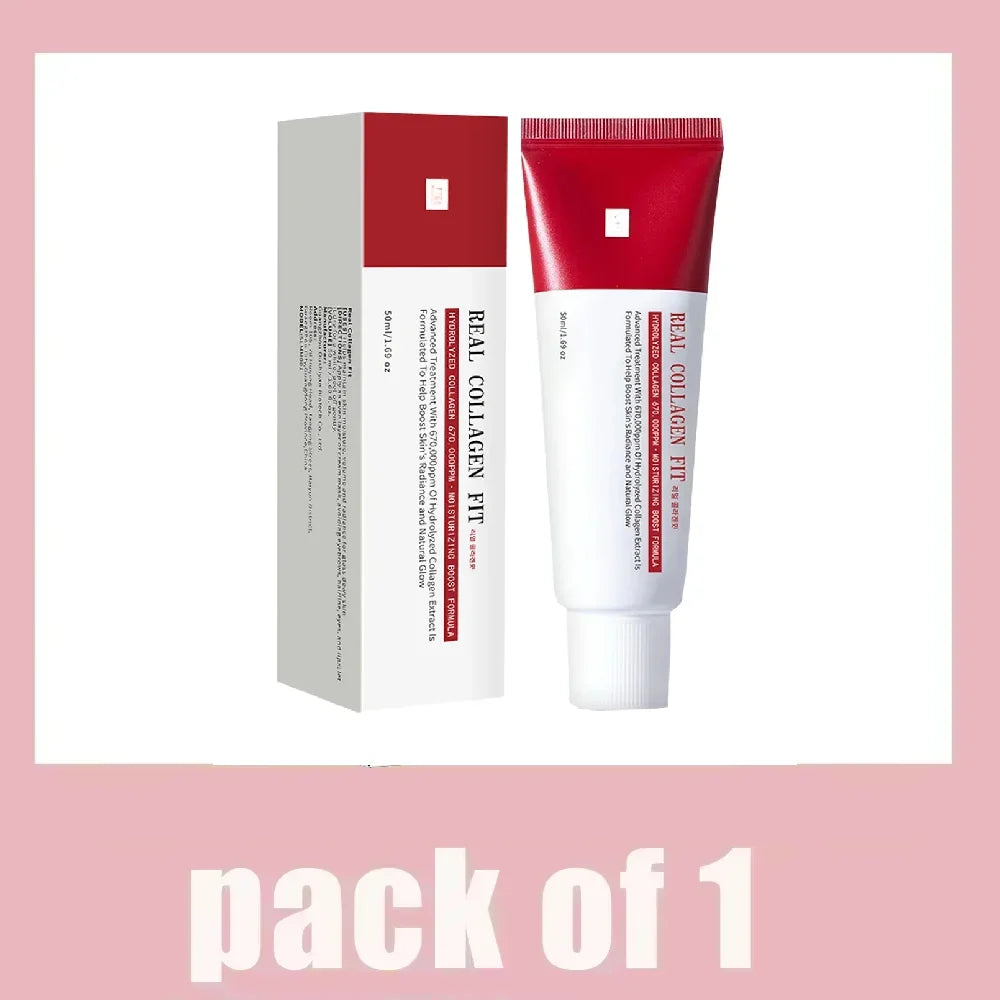 Real Collagen Fit Wrapping Mask – 670,000ppm Collagen Peel-Off Facial Mask for Firming, Hydration, Glow & Glass Skin - Foshkan.com