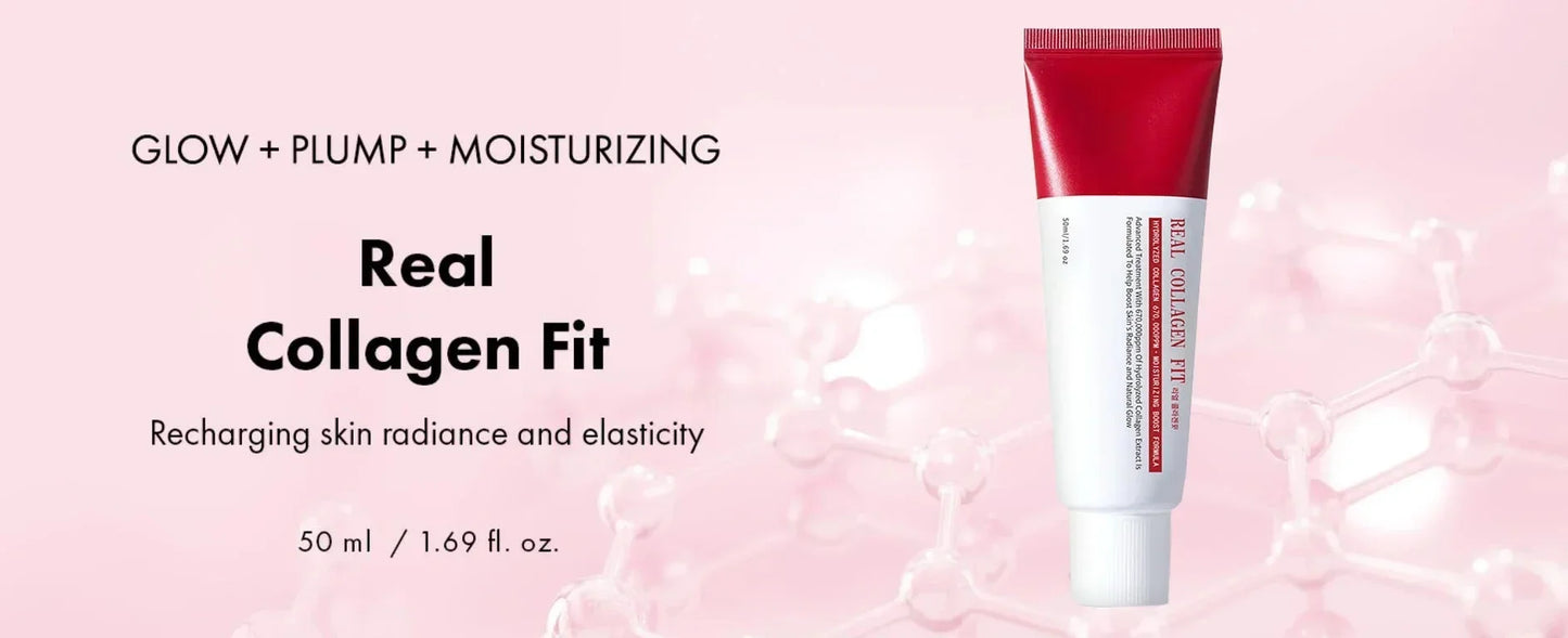 Real Collagen Fit Wrapping Mask – 670,000ppm Collagen Peel-Off Facial Mask for Firming, Hydration, Glow & Glass Skin - Foshkan.com