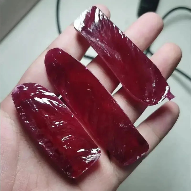 Natural Ruby Different Shapes for Collection Gemstones and Jewelry Pendant rings for making Loose Gemstones Pigeon Blood Ruby - Foshkan.com