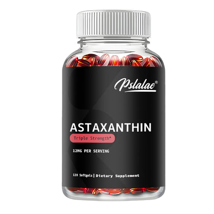 Astaxanthin Supplement – 120 Capsules | Antioxidant for Eye, Skin, Joint & Heart Health | Metabolism & Immune Support - Foshkan.com