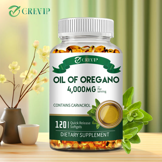 Oil of Oregano 120 Capsules – Immune Support, Digestive Health, Heart Wellness & Natural Detox Supplement - Foshkan.com