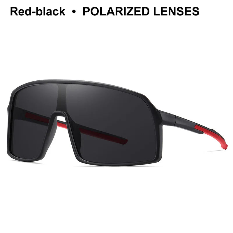 Large Frame UV400 Polarized/Photochromic Sports Cycling Bike Glasses Men Women TR90 MTB Baseball Fishing Softball Sunglasses - Foshkan.com