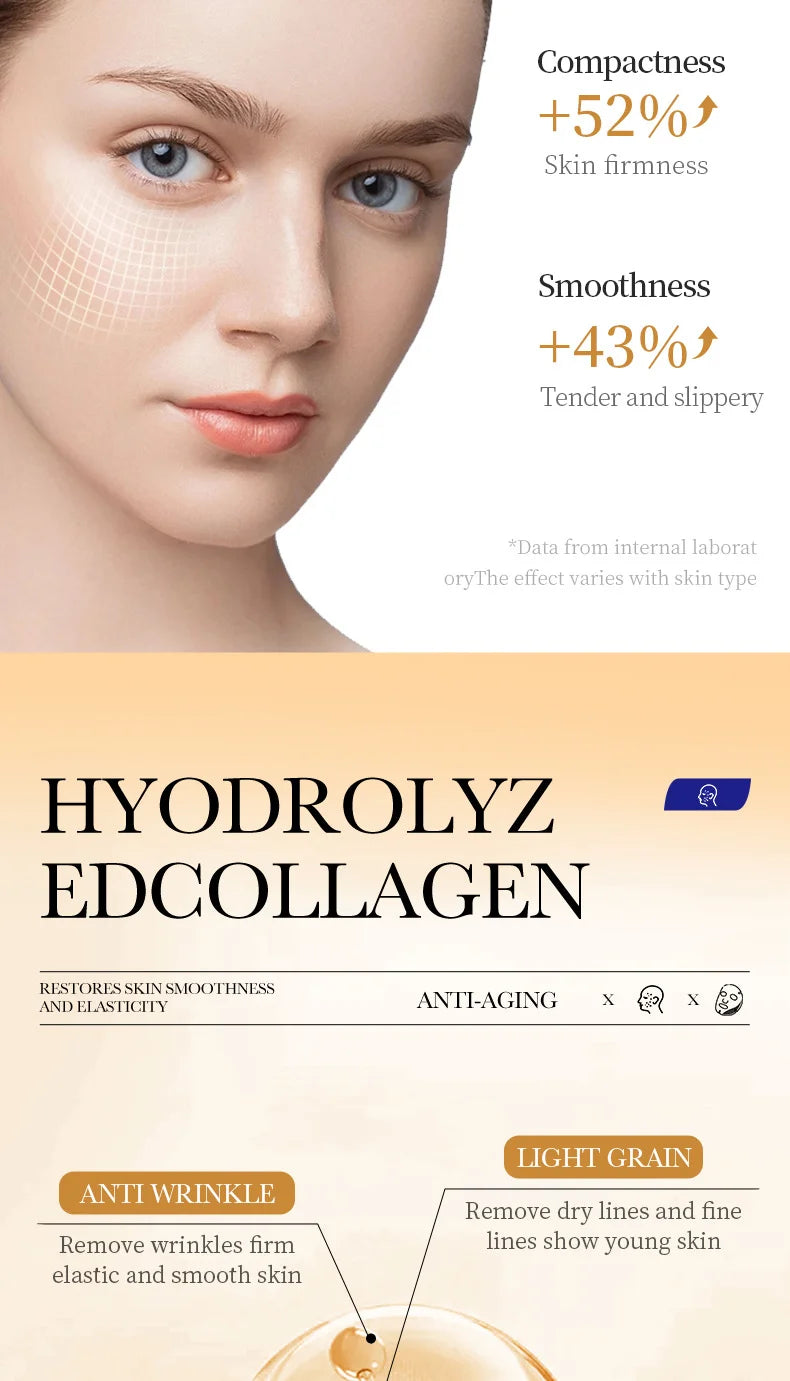 10PCS Collagen Facial Mask – Anti-Wrinkle, Anti-Aging, Moisturizing & Brightening Korean Skincare - Foshkan.com