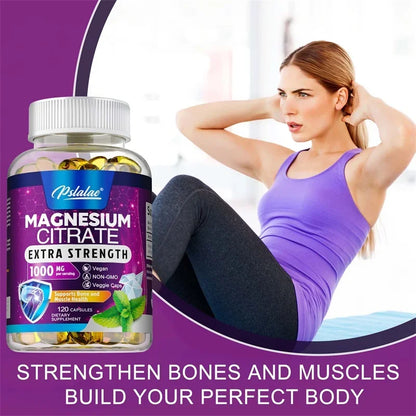 Magnesium Citrate - Supports Digestive Health, Muscle, Nerve, Bone and Heart Health - Foshkan.com