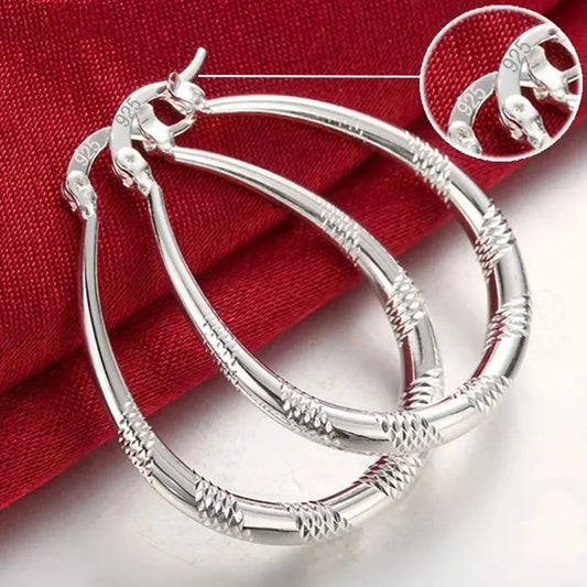 Women’s 925 Sterling Silver Earrings – Classic Charming Design, Cute Wedding & Party Fashion Jewelry