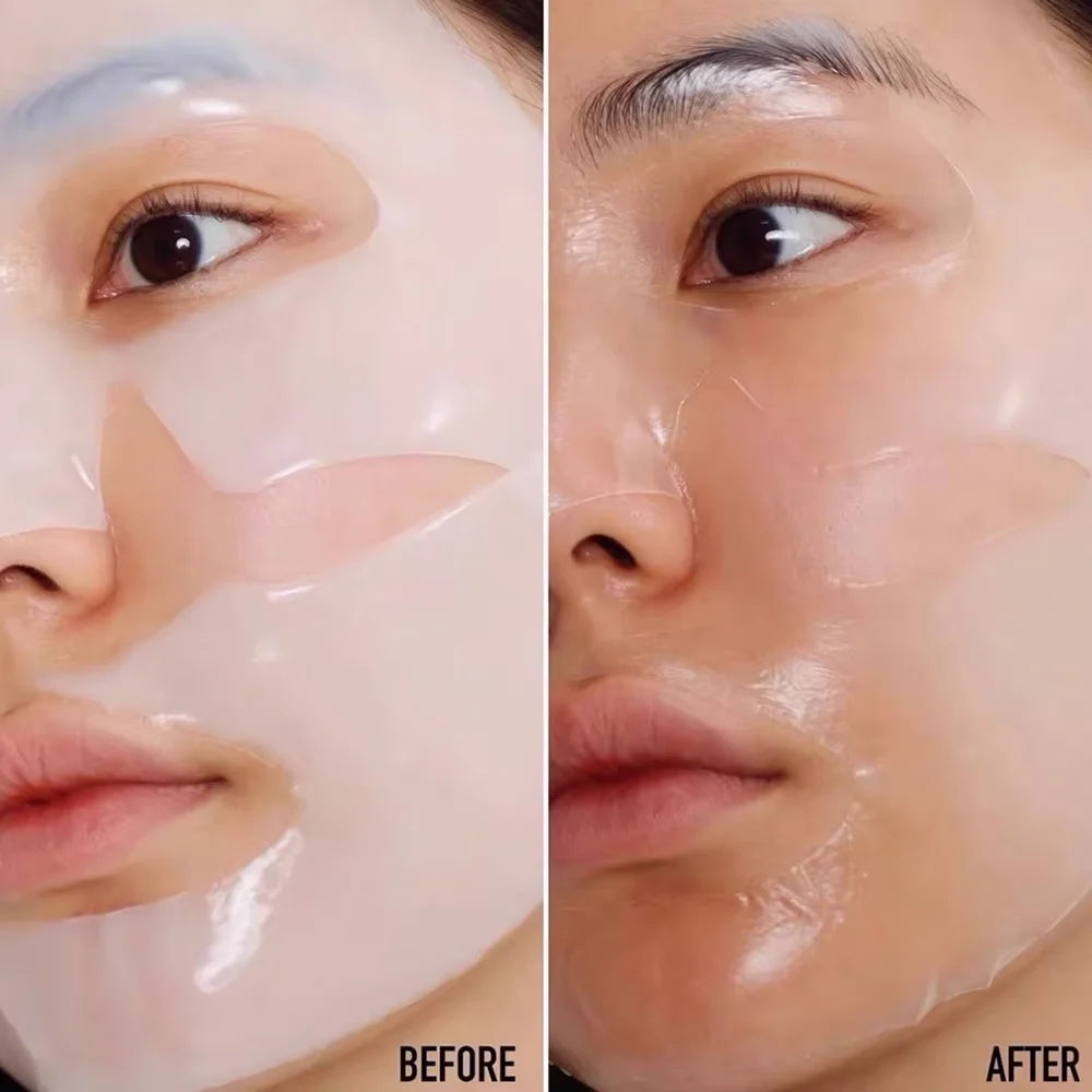 10PCS Collagen Facial Mask – Anti-Wrinkle, Anti-Aging, Moisturizing & Brightening Korean Skincare - Foshkan.com