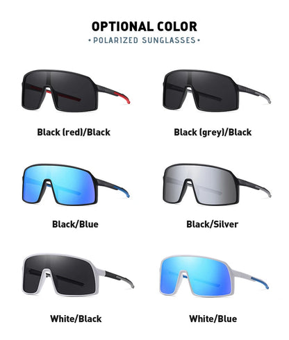 Large Frame UV400 Polarized/Photochromic Sports Cycling Bike Glasses Men Women TR90 MTB Baseball Fishing Softball Sunglasses - Foshkan.com