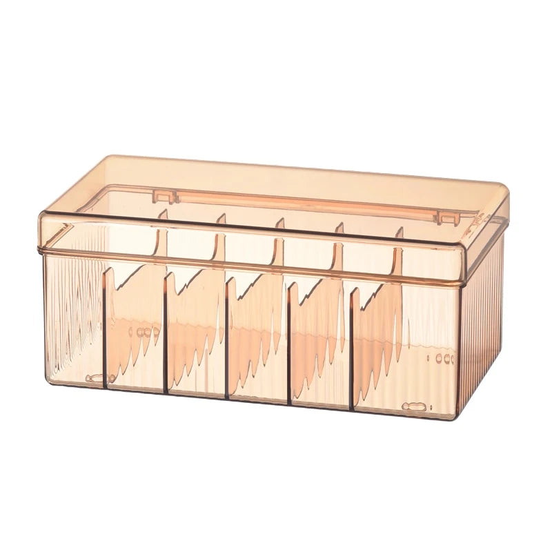 Transparent Eyelash Organizer Display Rack – Lash Extension Storage Box for Eyelash Tools, Cotton Swabs & Grafting Supplies - Foshkan.com