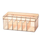 Transparent Eyelash Organizer Display Rack – Lash Extension Storage Box for Eyelash Tools, Cotton Swabs & Grafting Supplies - Foshkan.com