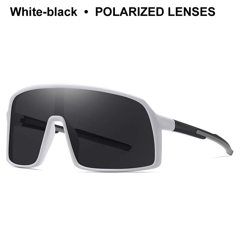 Large Frame UV400 Polarized/Photochromic Sports Cycling Bike Glasses Men Women TR90 MTB Baseball Fishing Softball Sunglasses - Foshkan.com