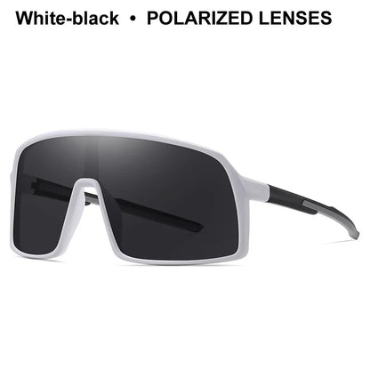 Large Frame UV400 Polarized/Photochromic Sports Cycling Bike Glasses Men Women TR90 MTB Baseball Fishing Softball Sunglasses - Foshkan.com
