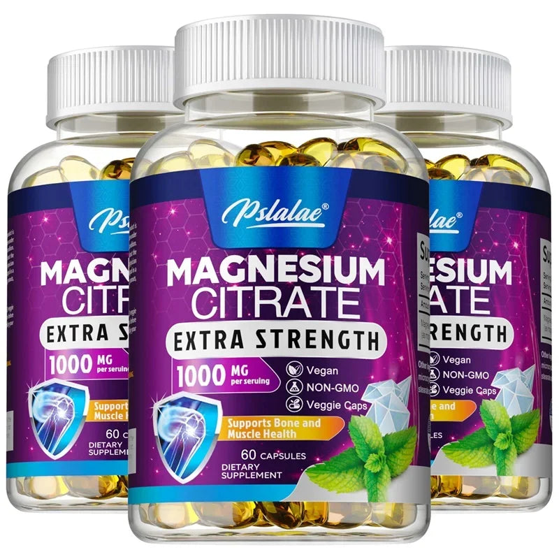 Magnesium Citrate - Supports Digestive Health, Muscle, Nerve, Bone and Heart Health - Foshkan.com
