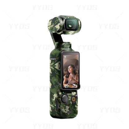 DJI Osmo Pocket 3 Full-Body PVC Sticker – Anti-Scratch Colorful Protective Decal Wrap Set for Sports Camera Customization - Foshkan.com