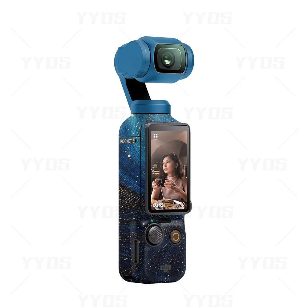 DJI Osmo Pocket 3 Full-Body PVC Sticker – Anti-Scratch Colorful Protective Decal Wrap Set for Sports Camera Customization - Foshkan.com
