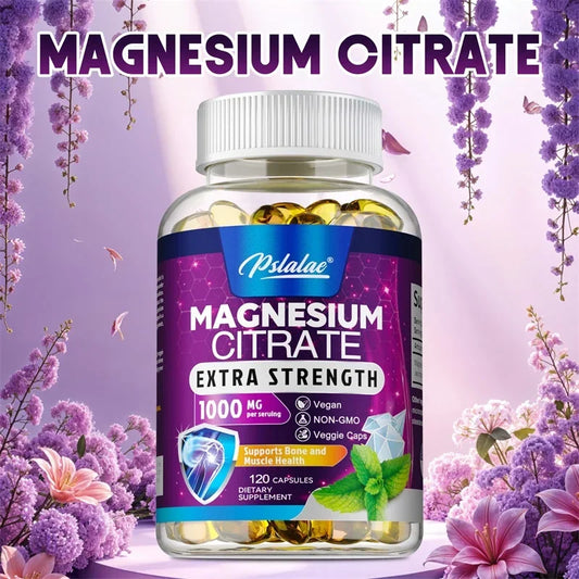 Magnesium Citrate - Supports Digestive Health, Muscle, Nerve, Bone and Heart Health - Foshkan.com