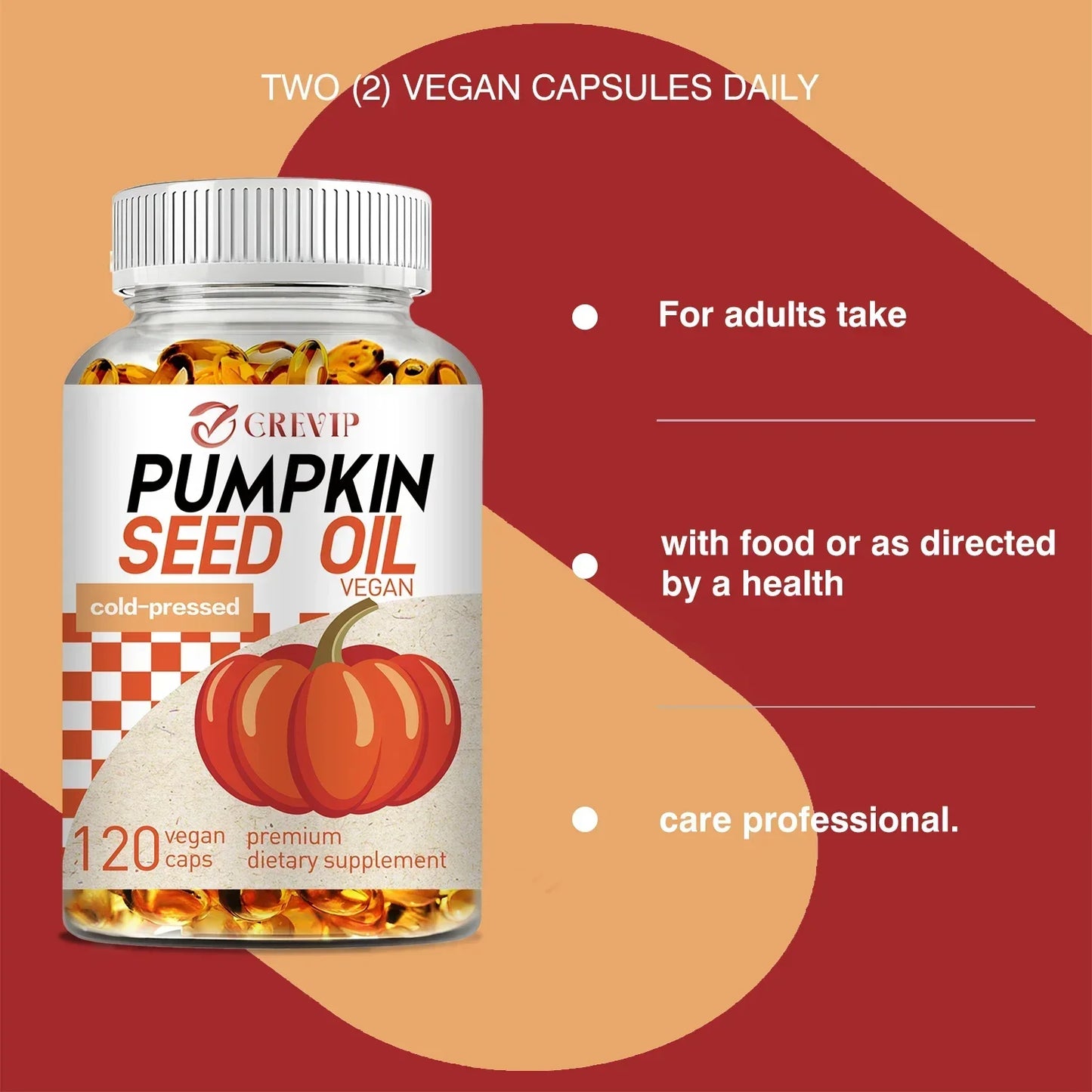Pumpkin Seed Oil - Prostate Health, Skin, Heart & Brain Health, Bladder Control - Foshkan.com