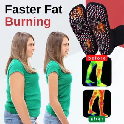 Tourmaline Slimming Health Socks – Self-Heating Thermotherapy Socks for Men & Women | Circulation, Detox & Weight Support - Foshkan.com