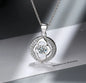 D Color 1 Carat Moissanite Teardrop Pendant Necklace for Women – S925 Sterling Silver Pt950 Chain | Elegant Wedding Jewelry Gift