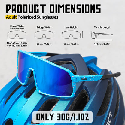 Polarized Sports Sunglasses for Men & Women – UV400 Outdoor Protection for Cycling, Hiking, Driving, Running & More - Foshkan.com