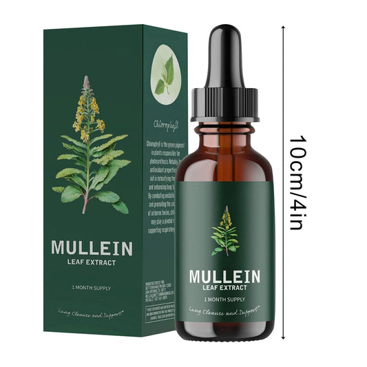 Mullein Leaf Extract Health And Fitness Supplement Clean Lung Drops health drops for smokers 10ml - Foshkan.com