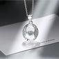 D Color 1 Carat Moissanite Teardrop Pendant Necklace for Women – S925 Sterling Silver Pt950 Chain | Elegant Wedding Jewelry Gift