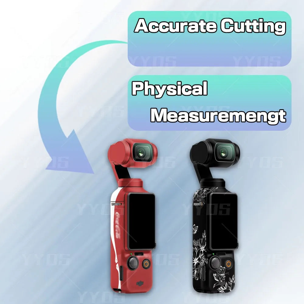 DJI Osmo Pocket 3 Full-Body PVC Sticker – Anti-Scratch Colorful Protective Decal Wrap Set for Sports Camera Customization - Foshkan.com