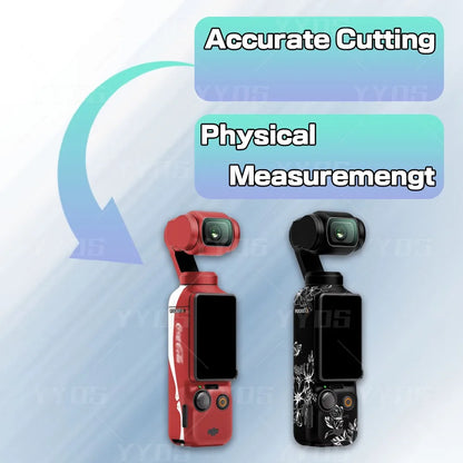 DJI Osmo Pocket 3 Full-Body PVC Sticker – Anti-Scratch Colorful Protective Decal Wrap Set for Sports Camera Customization - Foshkan.com