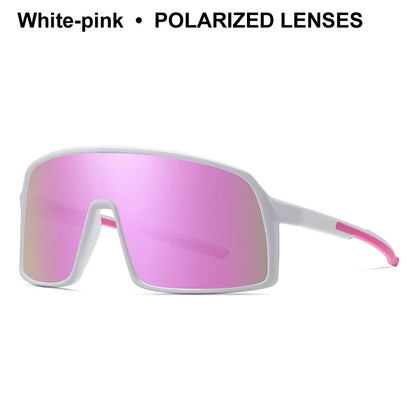 Large Frame UV400 Polarized/Photochromic Sports Cycling Bike Glasses Men Women TR90 MTB Baseball Fishing Softball Sunglasses - Foshkan.com
