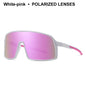 Large Frame UV400 Polarized/Photochromic Sports Cycling Bike Glasses Men Women TR90 MTB Baseball Fishing Softball Sunglasses - Foshkan.com