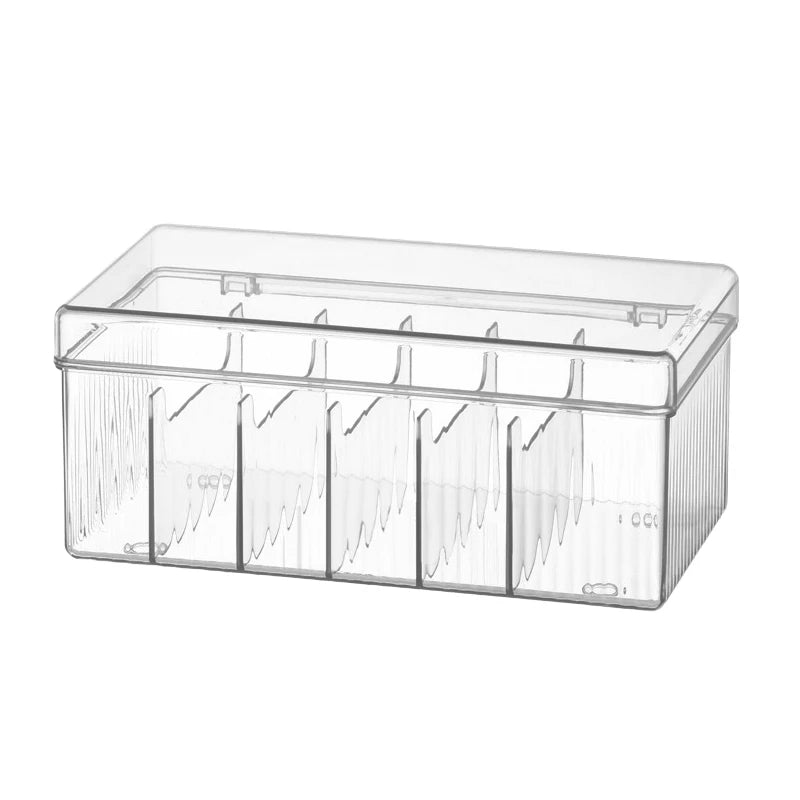Transparent Eyelash Organizer Display Rack – Lash Extension Storage Box for Eyelash Tools, Cotton Swabs & Grafting Supplies - Foshkan.com