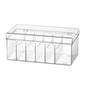 Transparent Eyelash Organizer Display Rack – Lash Extension Storage Box for Eyelash Tools, Cotton Swabs & Grafting Supplies - Foshkan.com