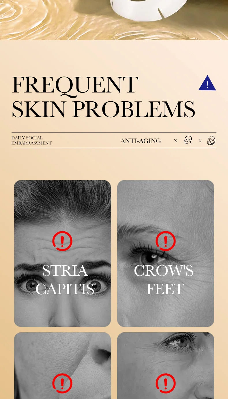10PCS Collagen Facial Mask – Anti-Wrinkle, Anti-Aging, Moisturizing & Brightening Korean Skincare - Foshkan.com