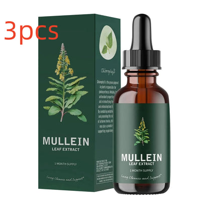 Mullein Leaf Extract Health And Fitness Supplement Clean Lung Drops health drops for smokers 10ml - Foshkan.com