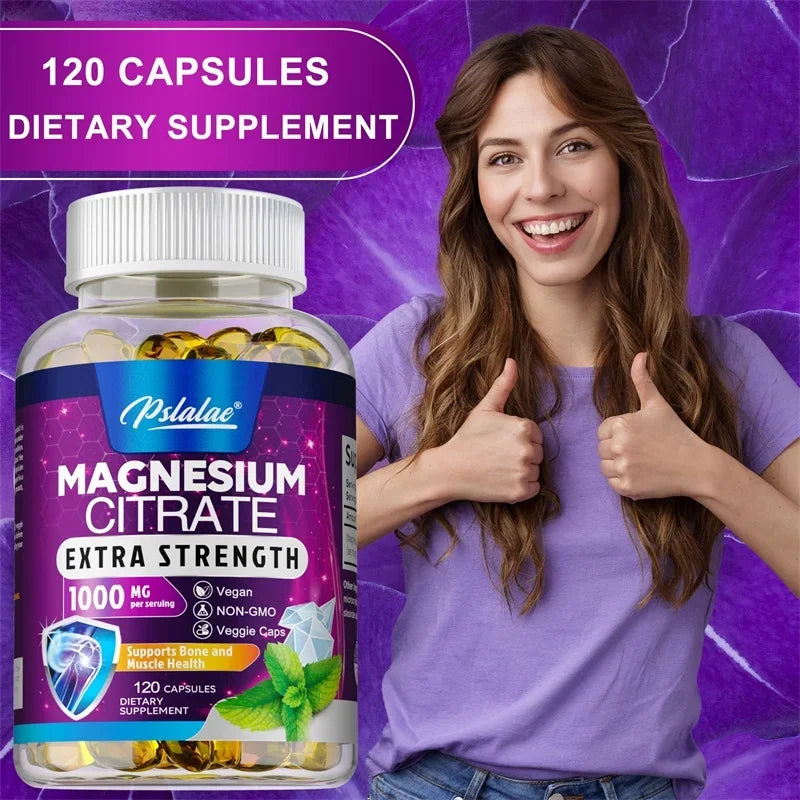 Magnesium Citrate - Supports Digestive Health, Muscle, Nerve, Bone and Heart Health - Foshkan.com