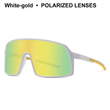 Large Frame UV400 Polarized/Photochromic Sports Cycling Bike Glasses Men Women TR90 MTB Baseball Fishing Softball Sunglasses - Foshkan.com