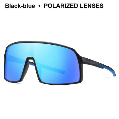 Large Frame UV400 Polarized/Photochromic Sports Cycling Bike Glasses Men Women TR90 MTB Baseball Fishing Softball Sunglasses - Foshkan.com