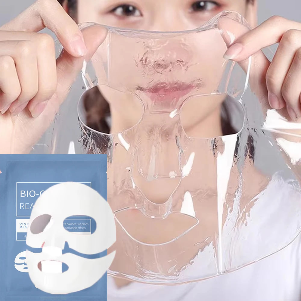 1/3/5/10PCS Bio Collagen Face Mask – Anti-Wrinkle, Firming & Brightening Korean Skincare for Fine Lines & Anti-Aging - Foshkan.com