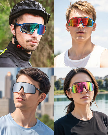 Polarized Sports Sunglasses for Men & Women – UV400 Outdoor Protection for Cycling, Hiking, Driving, Running & More - Foshkan.com