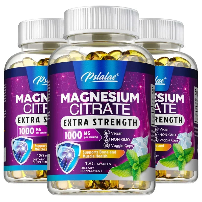 Magnesium Citrate - Supports Digestive Health, Muscle, Nerve, Bone and Heart Health - Foshkan.com