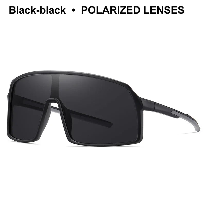Large Frame UV400 Polarized/Photochromic Sports Cycling Bike Glasses Men Women TR90 MTB Baseball Fishing Softball Sunglasses - Foshkan.com