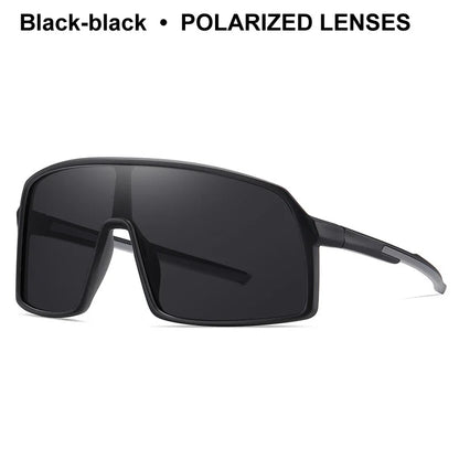 Large Frame UV400 Polarized/Photochromic Sports Cycling Bike Glasses Men Women TR90 MTB Baseball Fishing Softball Sunglasses - Foshkan.com